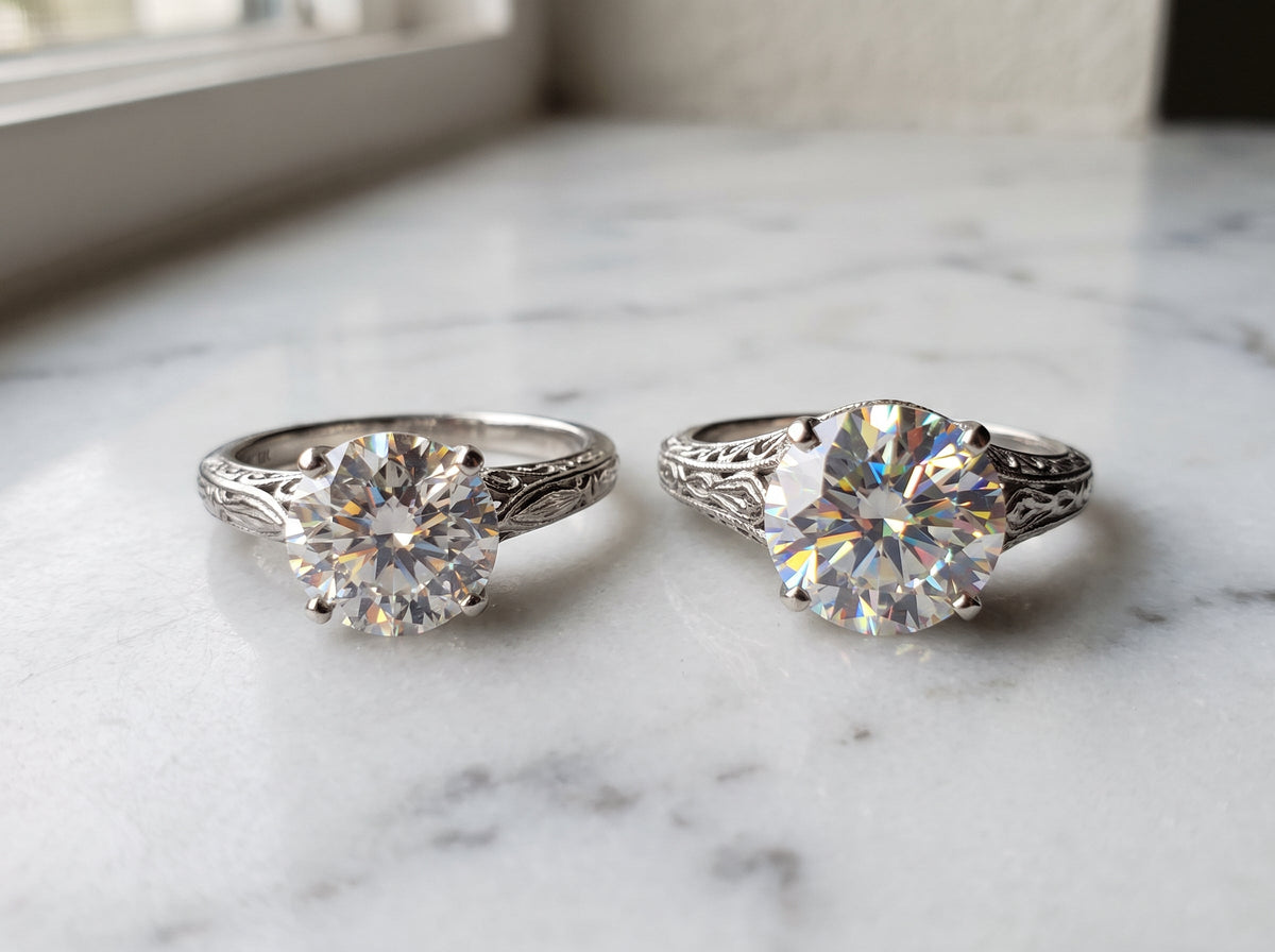 Moissanite vs Diamond — The Honest Truth Nobody Tells You