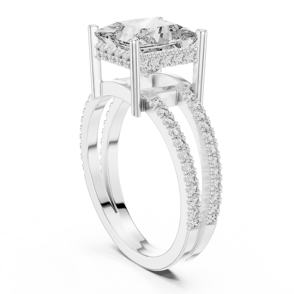 Regalia Royale Princess Cut Engagement Ring