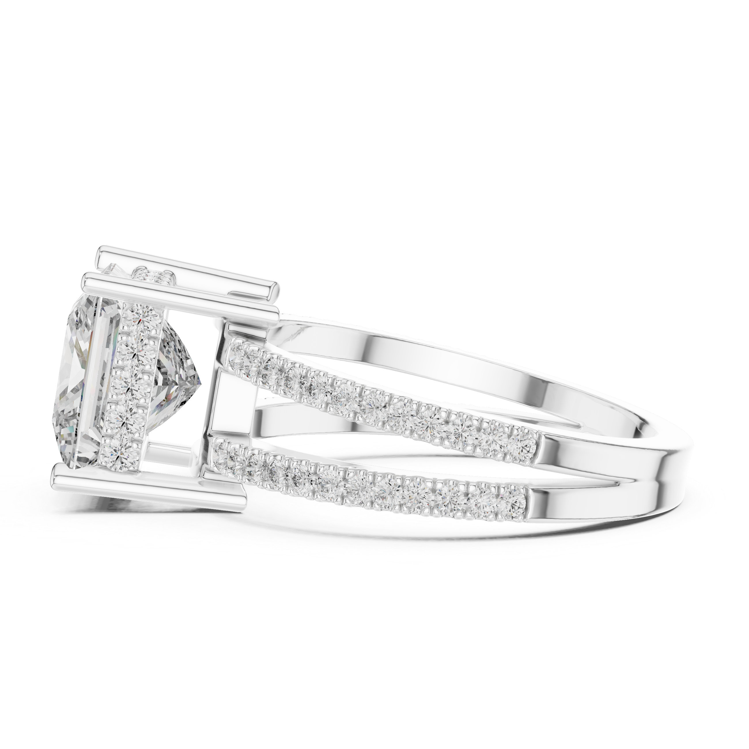 Regalia Royale Princess Cut Engagement Ring