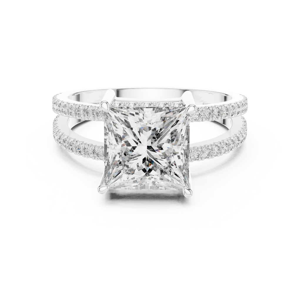 Regalia Royale Princess Cut Engagement Ring