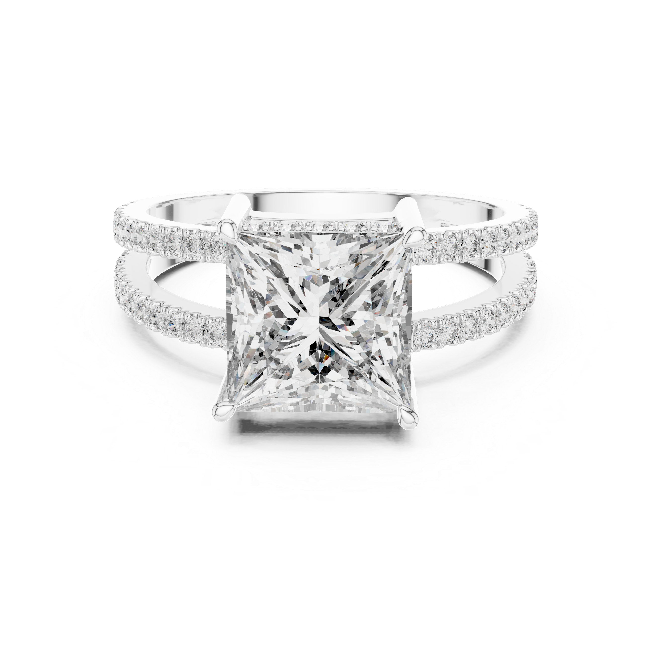 Regalia Royale Princess Cut Engagement Ring