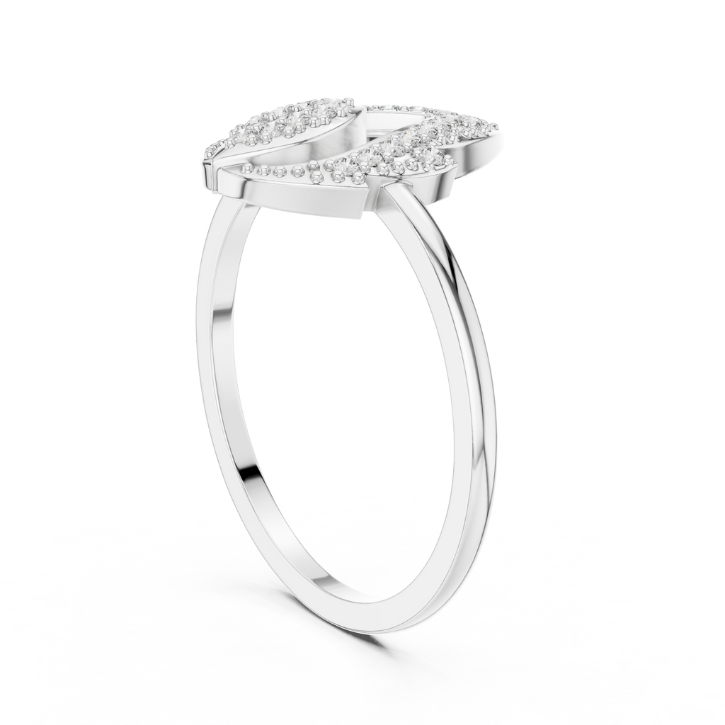 Liora Marquise Pavé Moissanite Fashion Ring