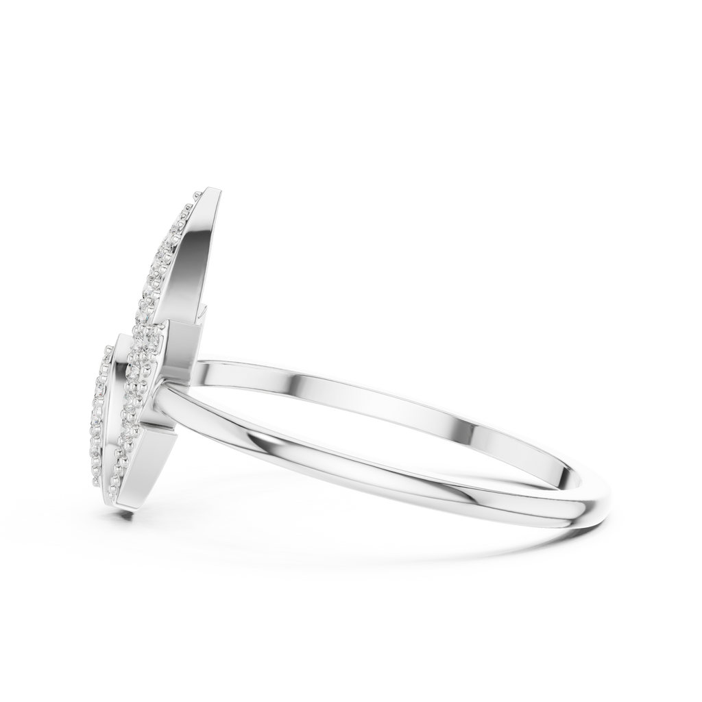 Liora Marquise Pavé Moissanite Fashion Ring