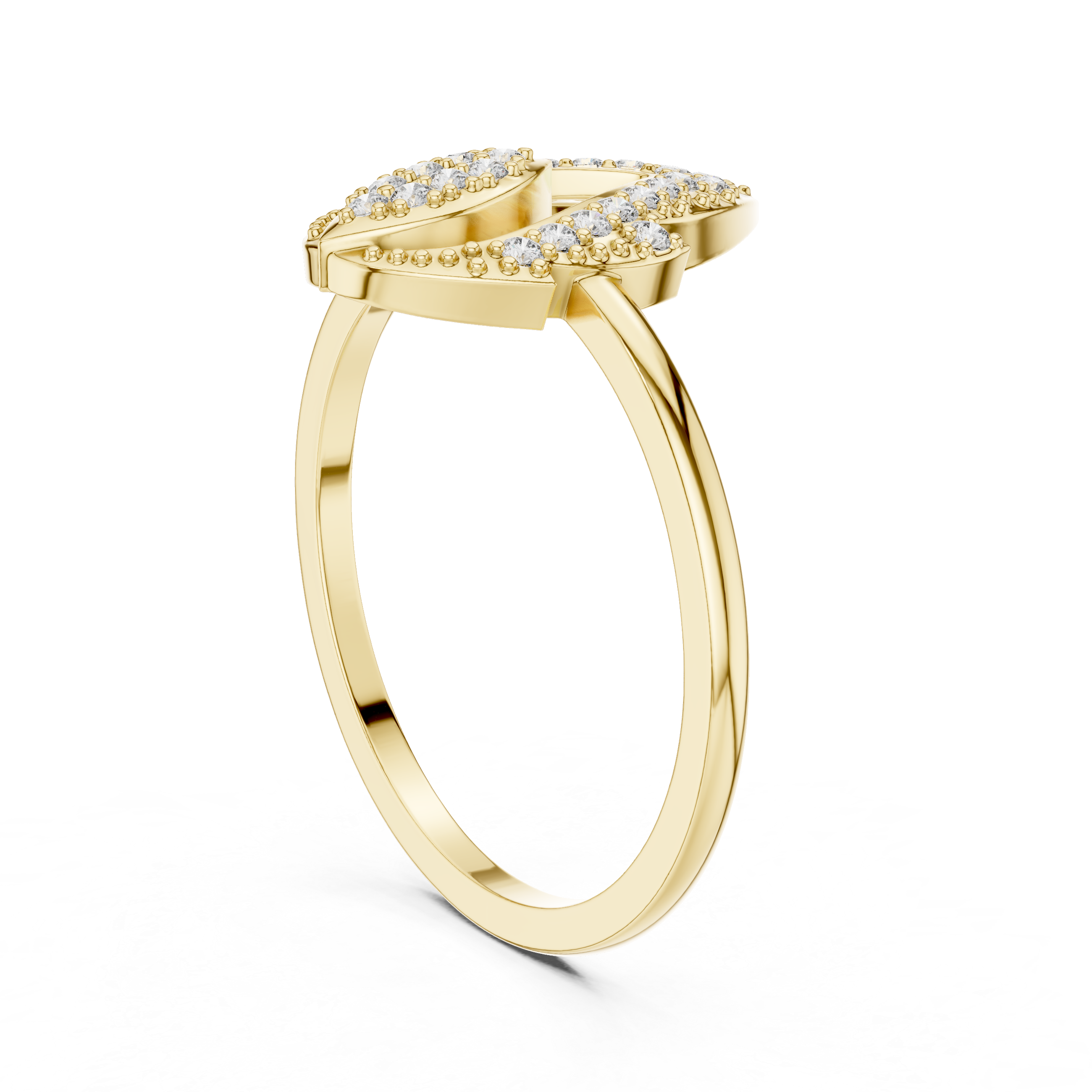 Liora Marquise Pavé Moissanite Fashion Ring