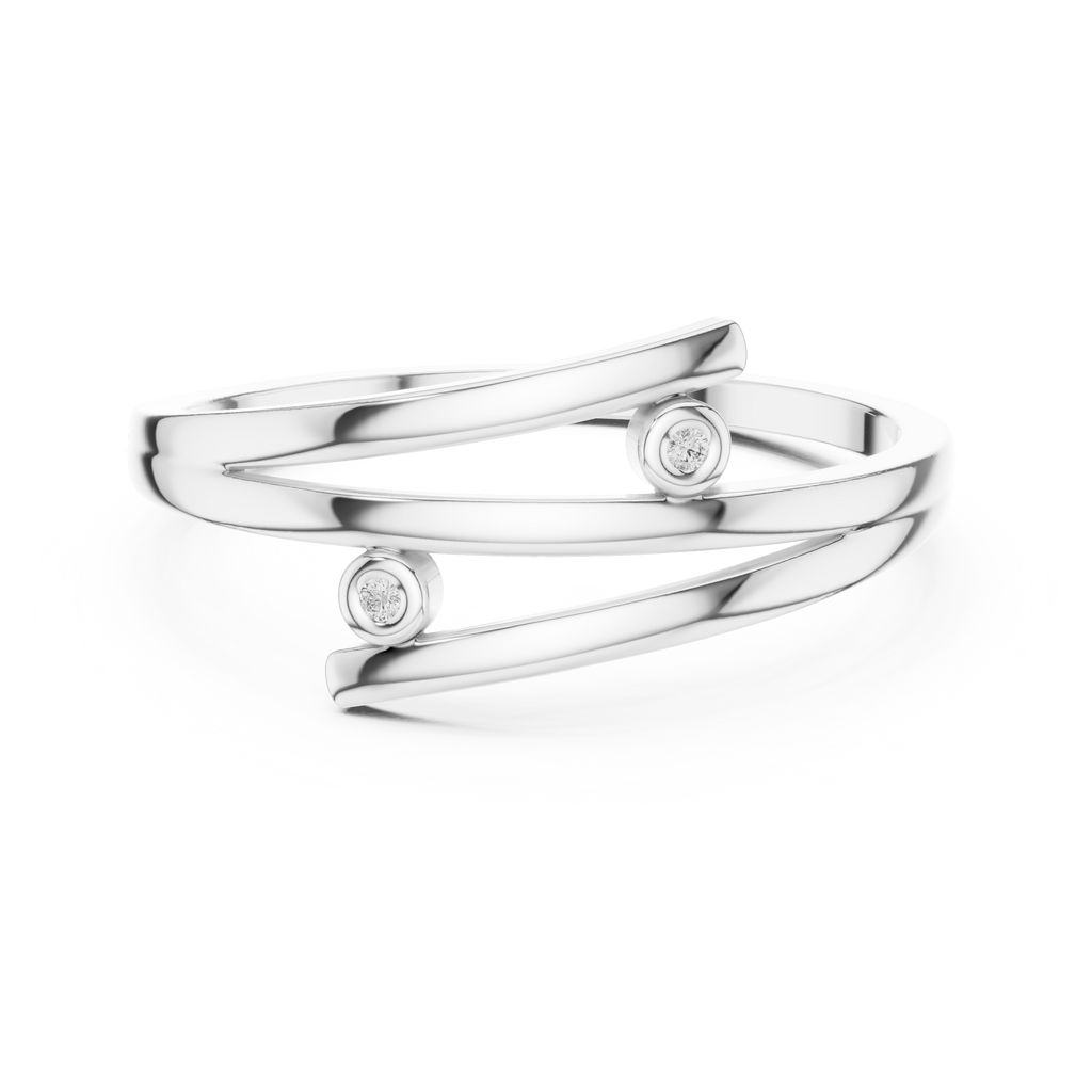 Aurelia Minimalist Wrap Ring | 925 Sterling Silver & 18K Gold Plated