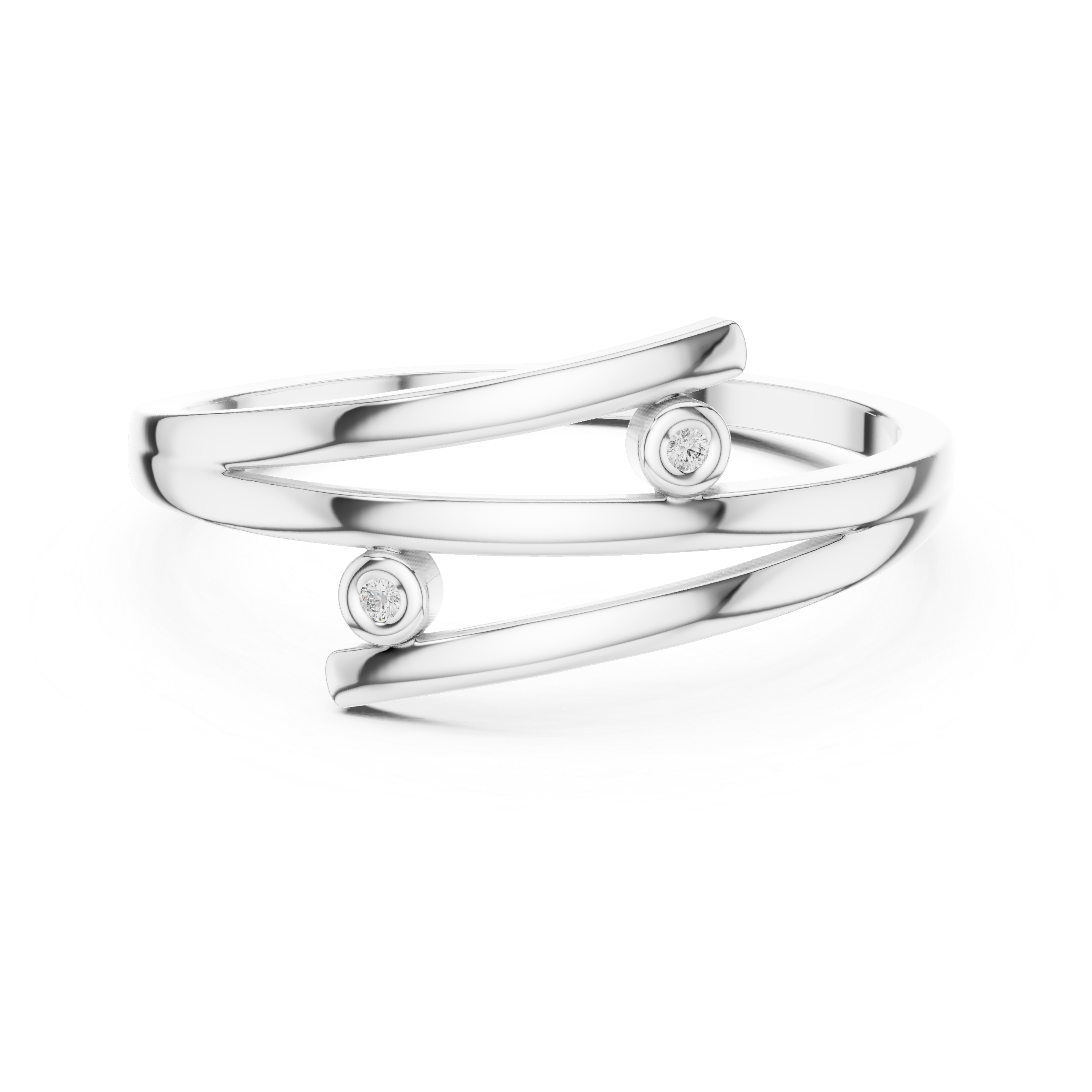 Aurelia Minimalist Wrap Ring | 925 Sterling Silver & 18K Gold Plated