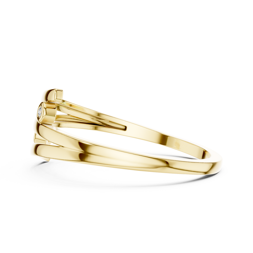 Aurelia Minimalist Wrap Ring | 925 Sterling Silver & 18K Gold Plated