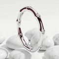 Elara Bezel Moissanite Eternity Band