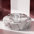 Valencia Radiant Cathedral Pavé Engagement Ring