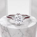 Aurelia Cathedral Round Solitaire Engagement Ring