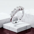Victoria Princess Cut Moissanite Five Stone Ring