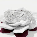 Rosalie Floral Moissanite Eternity Band