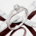 Aurelia Twist Solitaire Ring