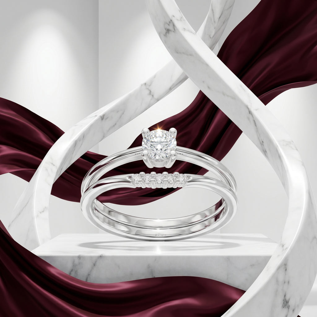 Aurelia Twist Solitaire Ring