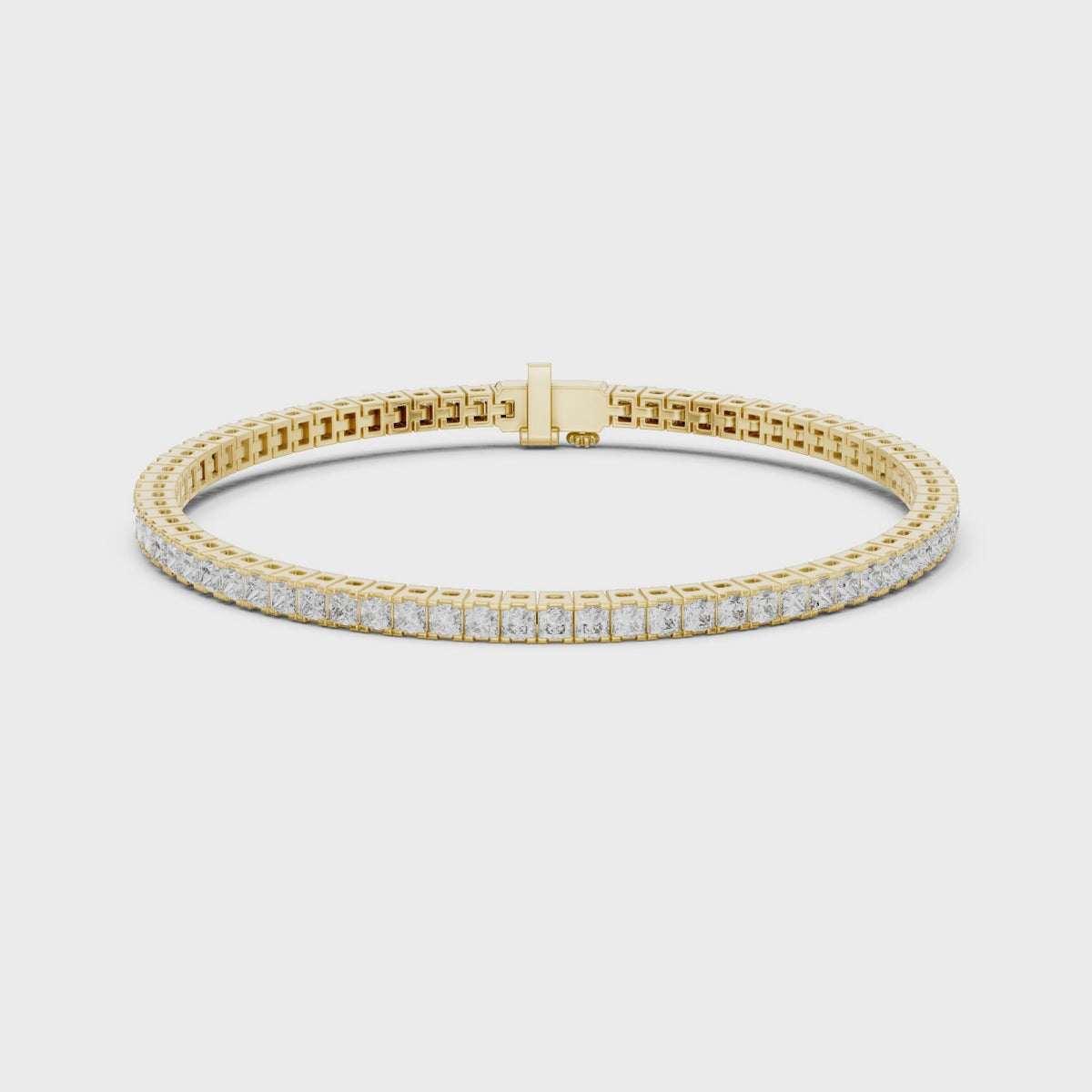Princess Cut Diamond Tennis Bracelet | Luxury Tennis Bracelet